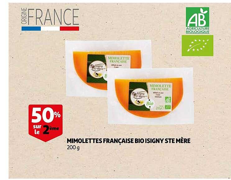 mimolettes française bio isigny ste mère