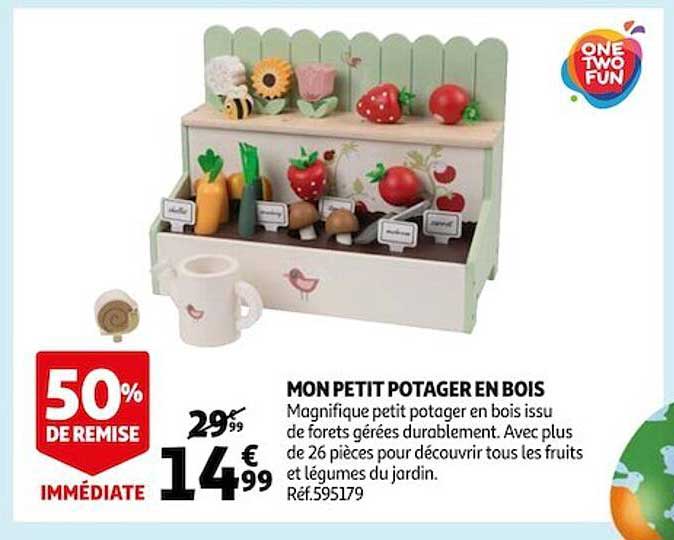 mon petit potager en bois one two fun