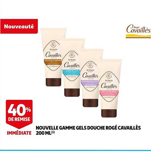 Nouvelle Gamme Gels Douche Rogé Cavaillès 200 Ml
