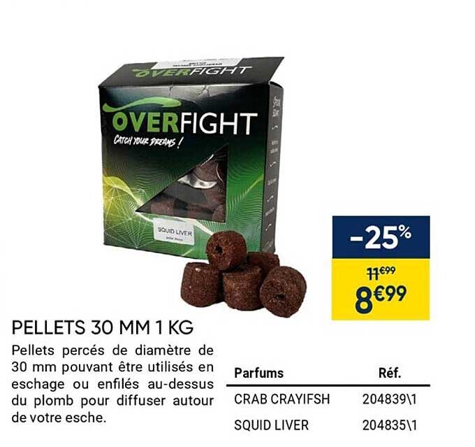 pellets 30mm 1kg