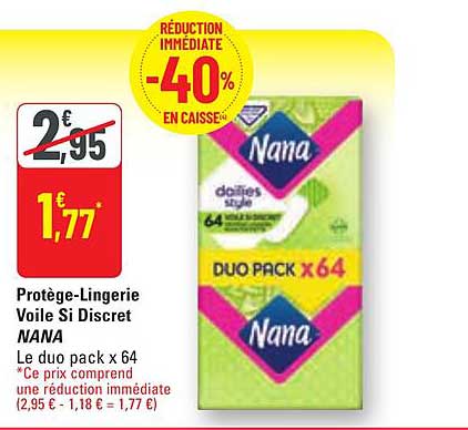 protège-lingerie voile si discret nana