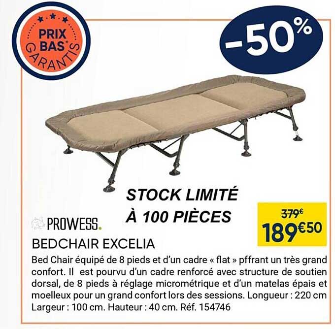 prowess bedchair excelia