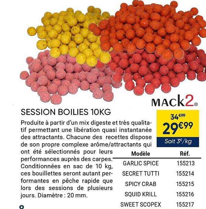 session boilies 10kg mack2