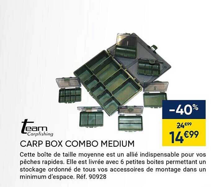 team carpfishing carp box combo medium