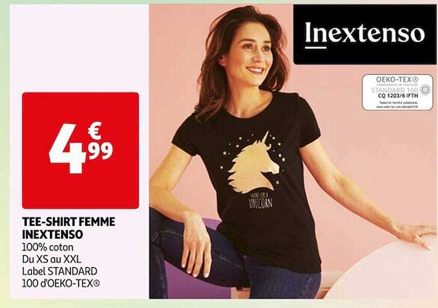 tee-shirt femme inextenso