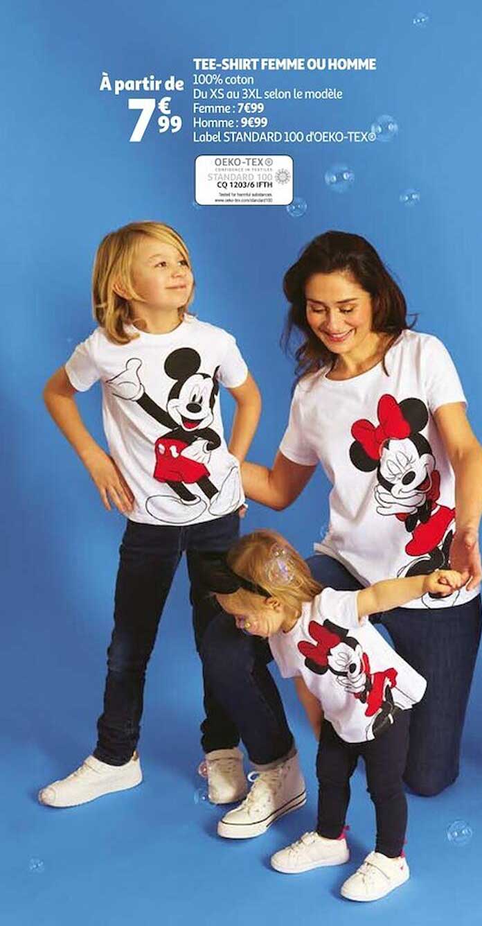 tee-shirt femme ou homme