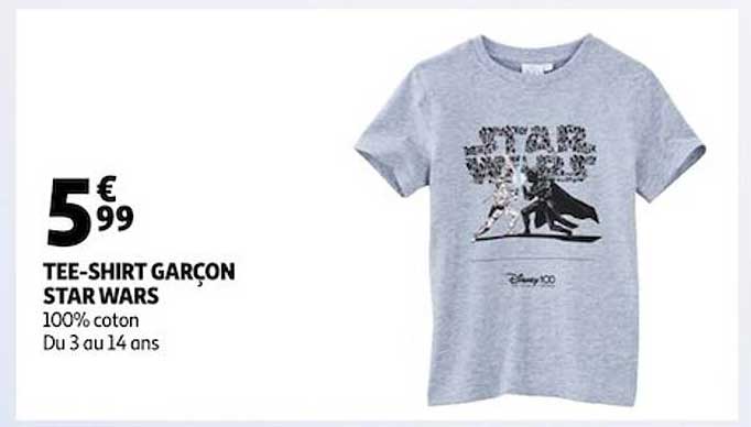 tee-shirt garçon star wars