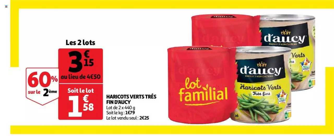 Haricots Verts Trés Fin D'aucy