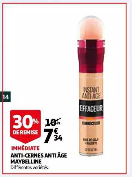 anti-cernes anti âge maybelline