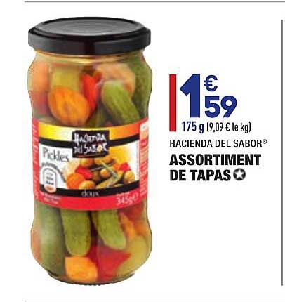 assortiment de tapas hacienda del sabor