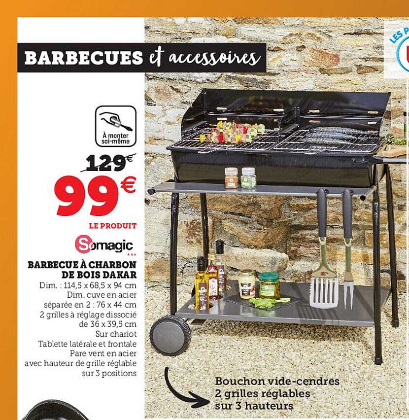 barbecue à charbon de bois dakar somagic