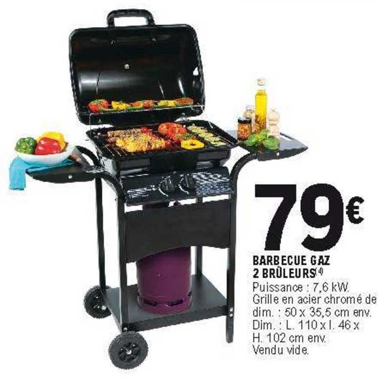 Barbecue Gaz 2 Brûleurs