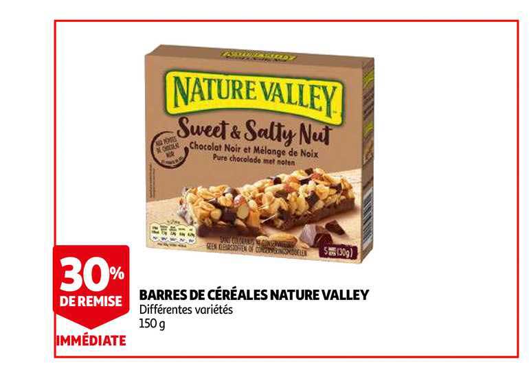 barres de céréales nature valley