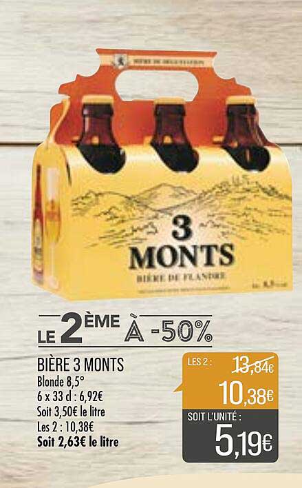 bière 3 monts