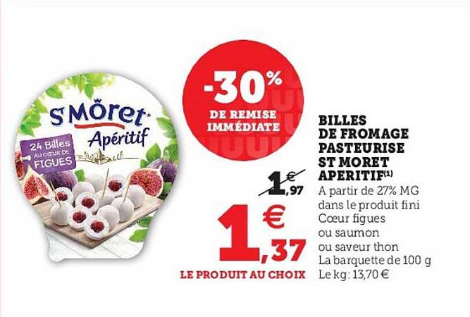 billes de fromage pasteurisé st môret apéritif