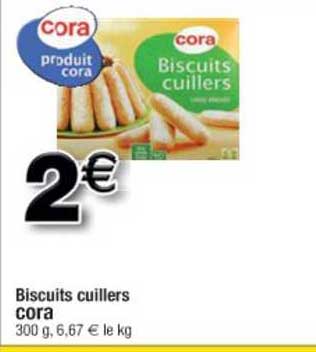 biscuits cuillers cora