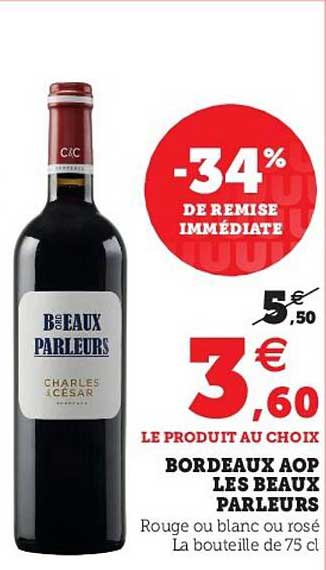 bordeaux aop les beaux parleurs