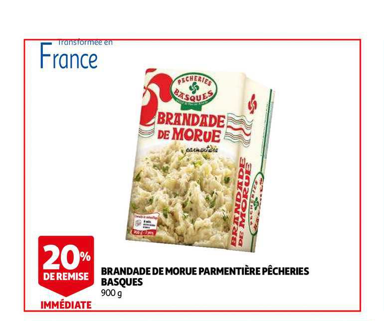 brandade de morue parmentière pêcheries basques