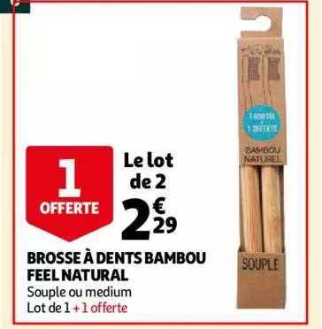 brosse à dents bambou feel natural