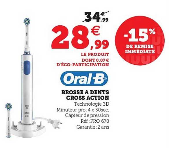 brosse à dents cross action oral-b