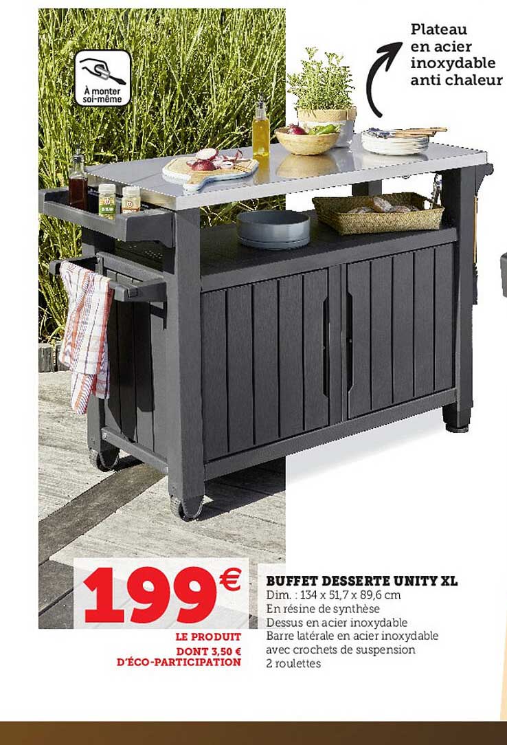 buffet desserte unity xl