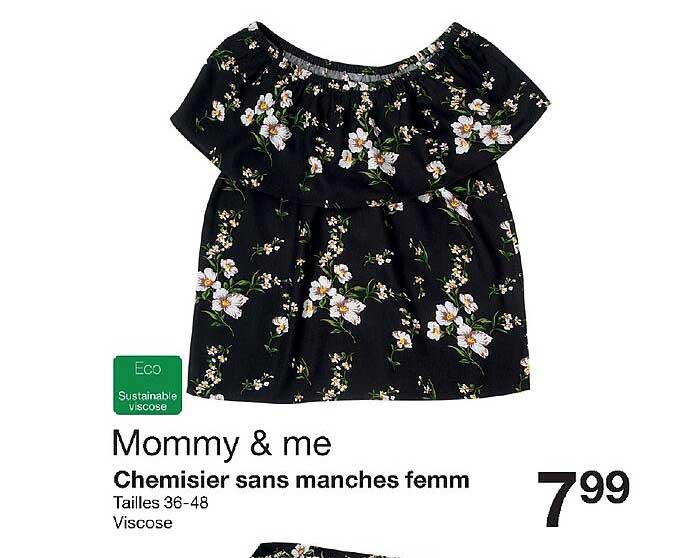 chemisier sans manches femme mommy & me