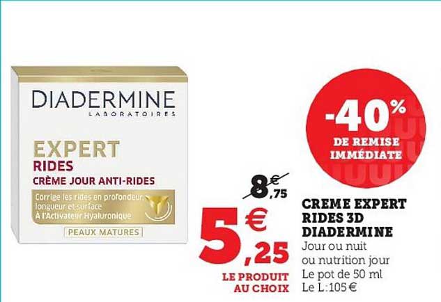 Crème Expert Rides 3d Diadermine