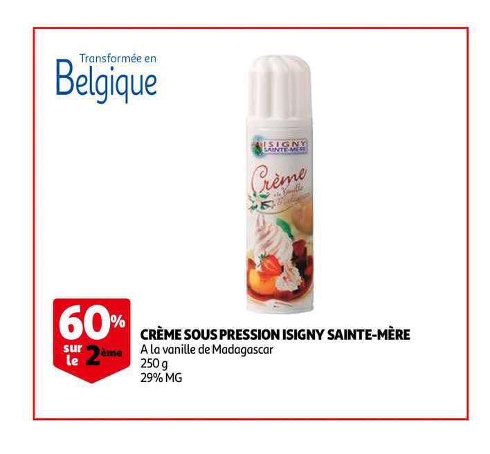 crème sous pression isigny sainte-mère