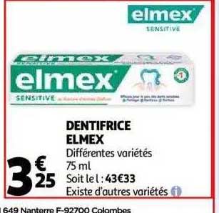 Dentifrice Elmex