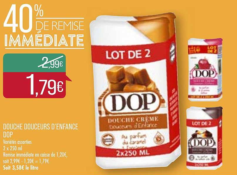 douche douceurs d'enfance dop