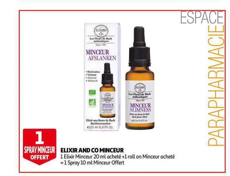elixir and co minceur