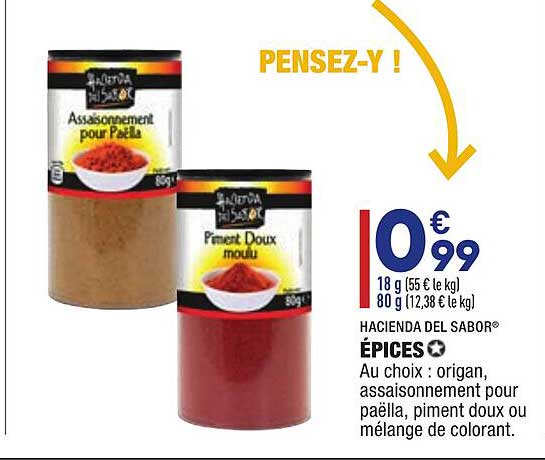 épices hacienda del sabor