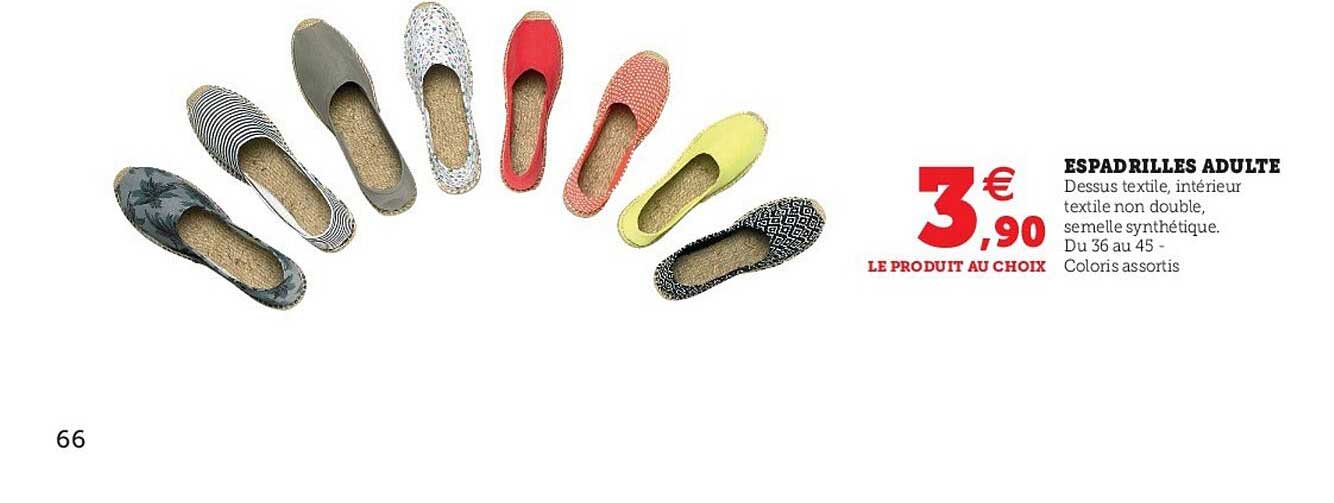 espadrilles adulte