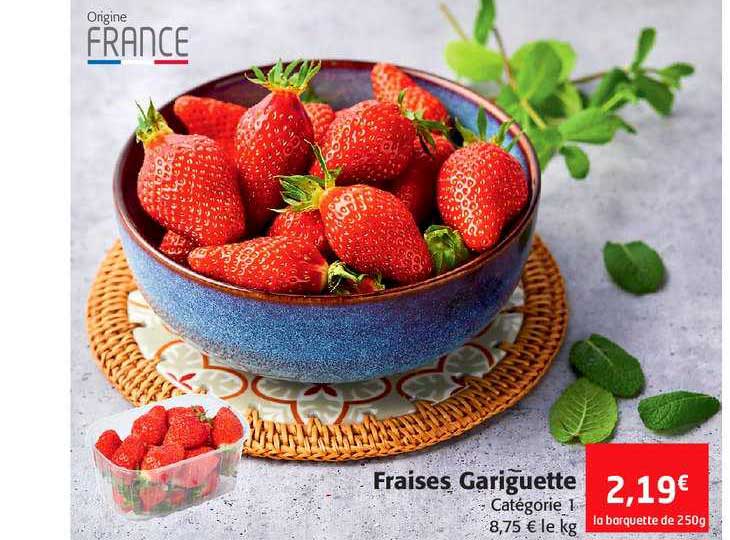 fraises gariguette
