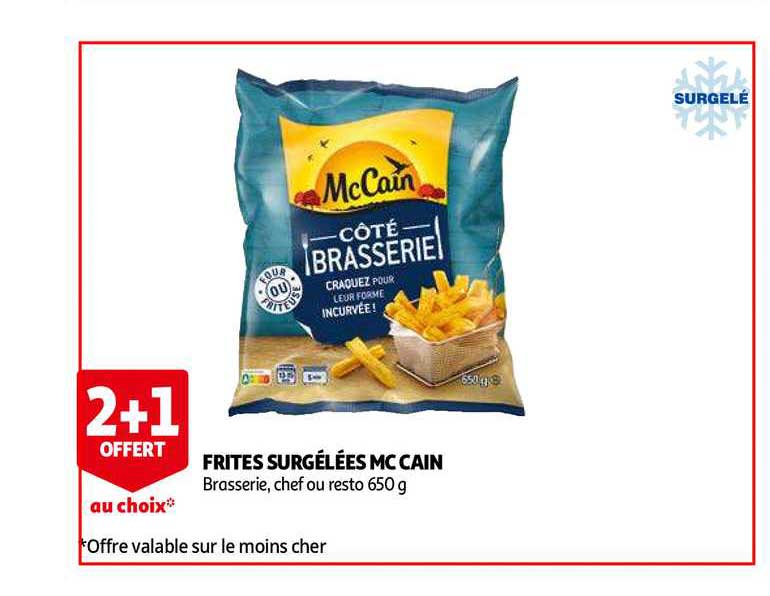 Frites Surgelées Mc Cain