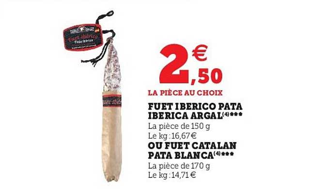 fuet iberico pata iberica argal ou fuet catalan pata blanca