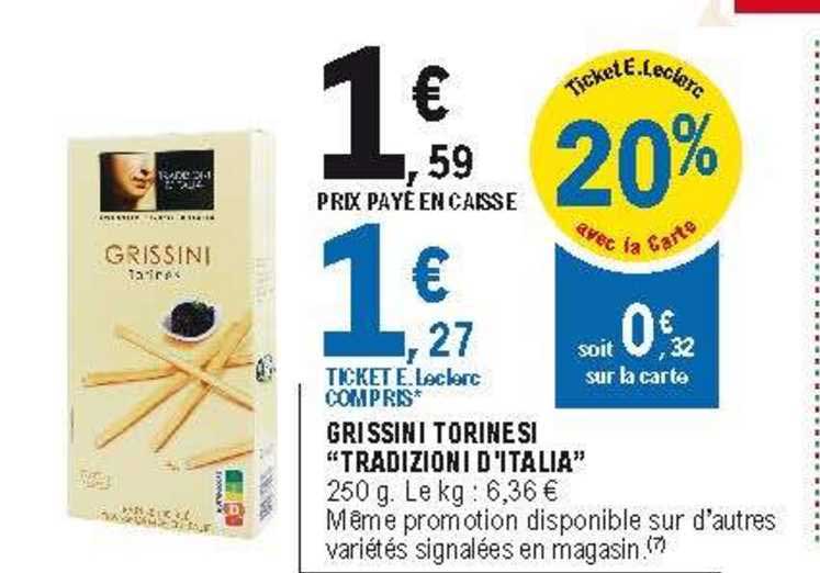 Grissini Torinesi "tradizioni D'italia"