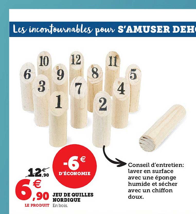 jeu de quilles nordique