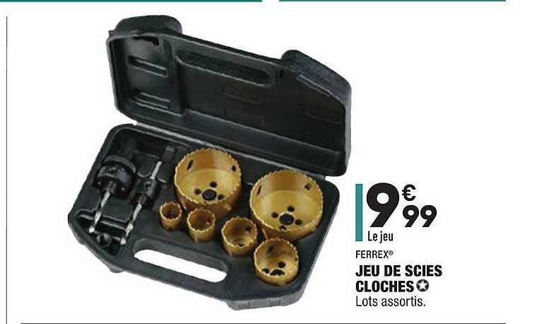 jeu de scies cloches ferrex