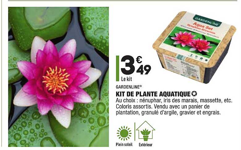 kit de plante aquatique gardenline