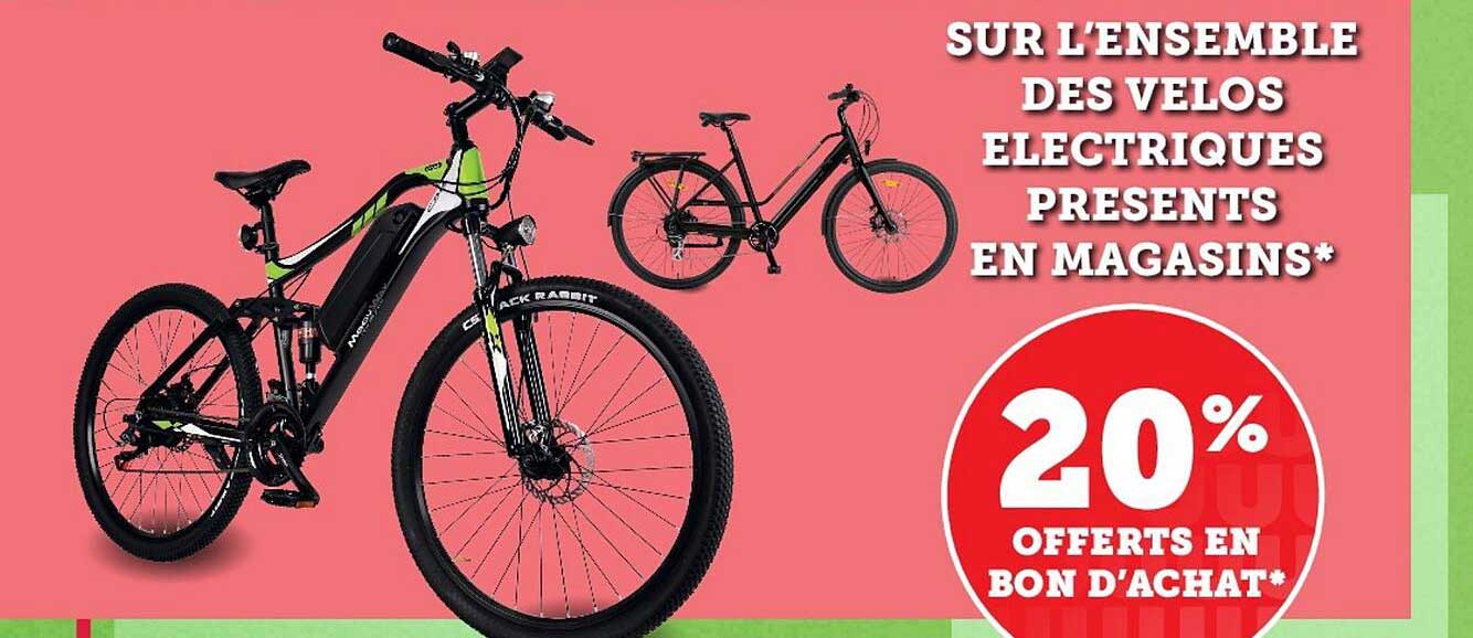 l'ensemble des vélos électriques