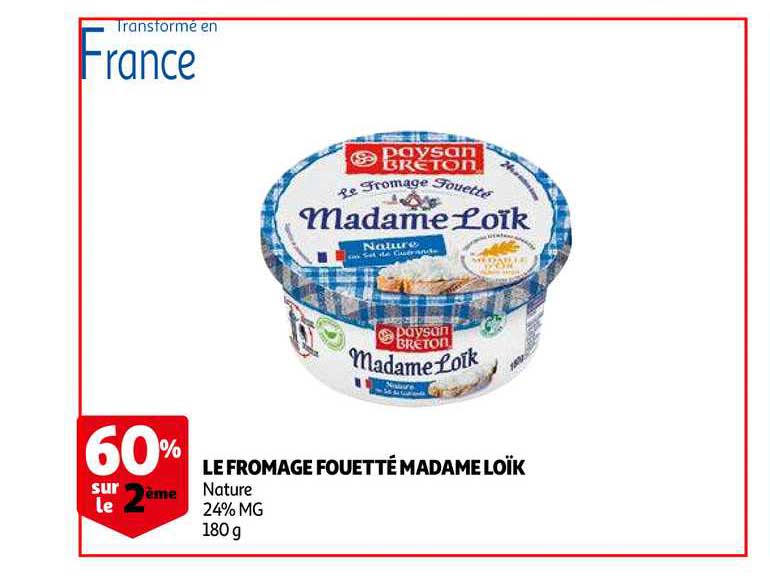 le fromage fouetté madame loïk
