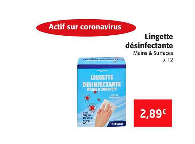 lingette désinfectante