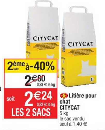 Litière Pour Chat Citycat