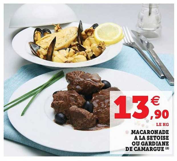 macaronade à la setoise ou gardiane de camargue