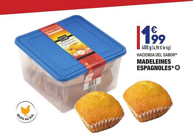 madeleines espagnoles hacienda del sabor