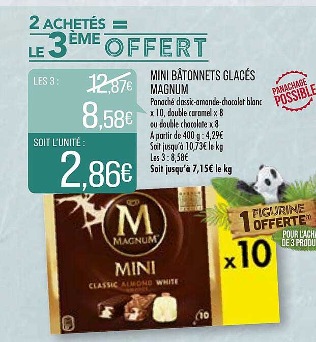 Mini Bâtonnets Glacés Magnum