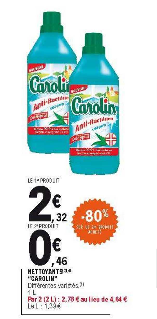 nettoyants "carolin"