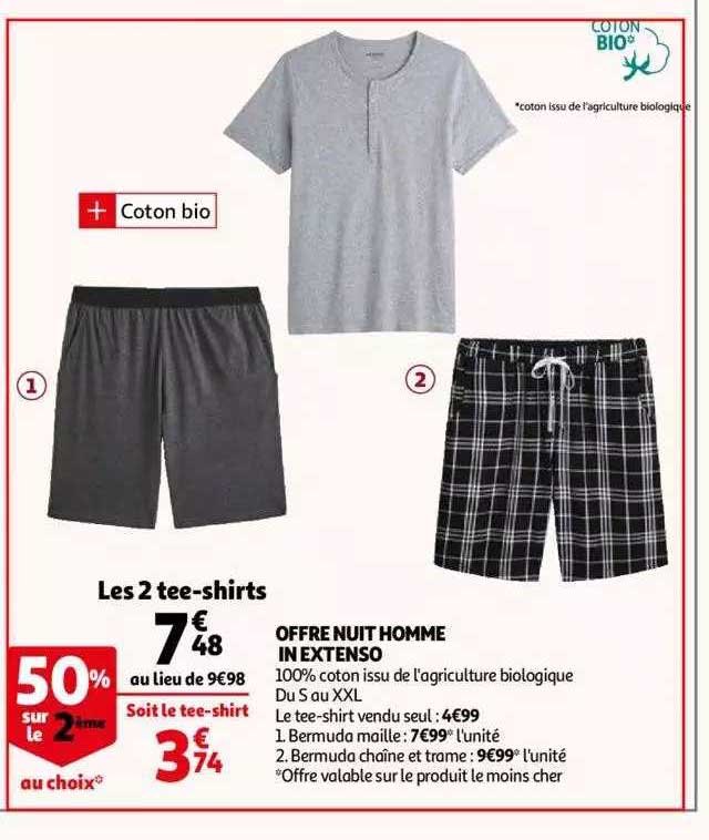 offre nuit homme in extenso