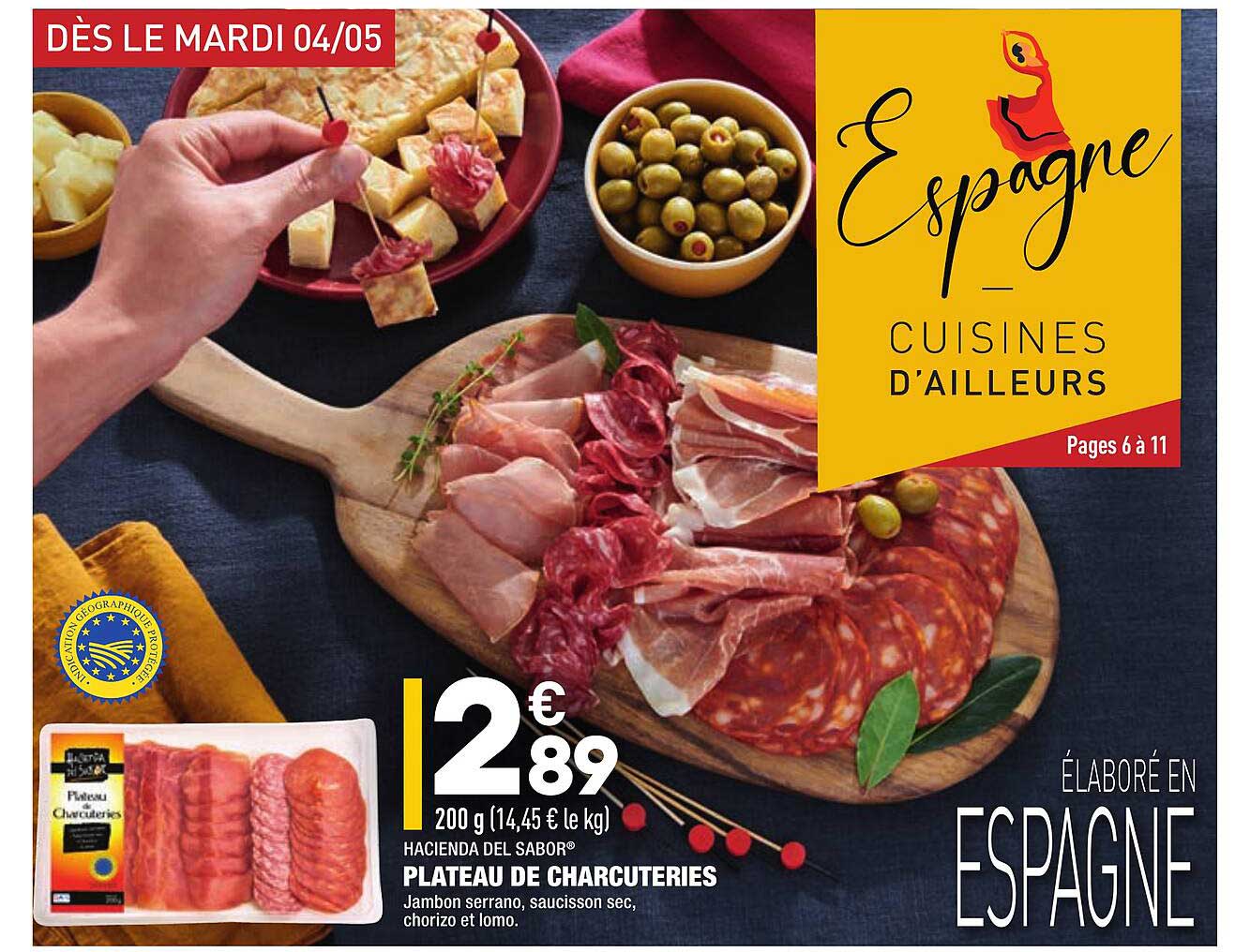 plateau de charcuteries hacienda del sabor